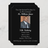 Geburtstagsparty Einladung (Vorne/Hinten)