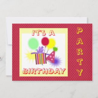 Geburtstagsparty Einladung