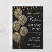 Geburtstagsparty Einladung (Vorderseite)