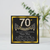 Geburtstagsparty Einladung (Stehend Vorderseite)