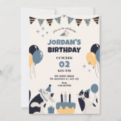 Geburtstagsparty Einladung (Vorderseite)