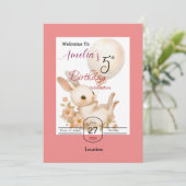 Geburtstagsparty Einladung (Stehend Vorderseite)