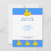 Geburtstagsparty Einladung (Rückseite)