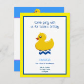 Geburtstagsparty Einladung (Vorne/Hinten)