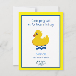 Geburtstagsparty Einladung