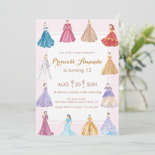 Geburtstagsparty Einladung (Stehend Vorderseite)