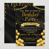 Geburtstagsparty Einladung (Vorne/Hinten)