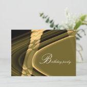 Geburtstagsparty Einladung (Stehend Vorderseite)