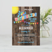 Geburtstagsparty Einladung (Stehend Vorderseite)