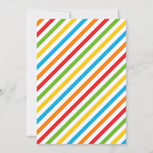 Geburtstagsparty Einladung (Rückseite)