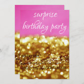 Geburtstagsparty Einladung (Vorne/Hinten)