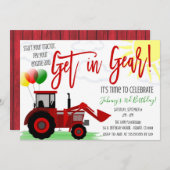 Geburtstagsparty Einladung (Vorne/Hinten)