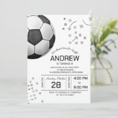 Geburtstagsparty Einladung (Stehend Vorderseite)