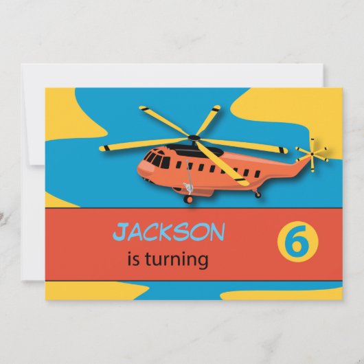 Geburtstagsparty Einladung Individuelle Name 6. Ge (Vorderseite)