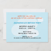 Geburtstagsparty Einladung Individuelle Name 6. Ge (Rückseite)