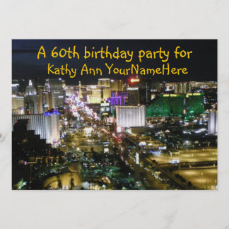 Geburtstagsparty Einladung Las Vegas Nevada