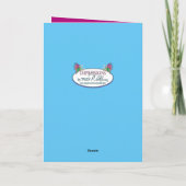 Geburtstagsparty Einladung Magische Schmetterlings (Rückseite)