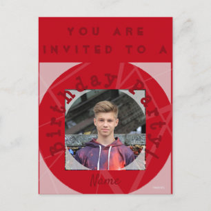 Geburtstagsparty Einladung mit Foto Postkarte