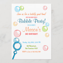 Geburtstagsparty Einladung POP Geburtstagskind