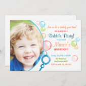 Geburtstagsparty Einladung POP Geburtstagskind (Vorne/Hinten)