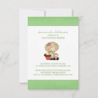 Geburtstagsparty Einladungen für ein Mädchen