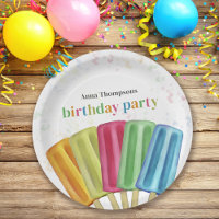 Geburtstagsparty - farbenfrohe Popularitäten