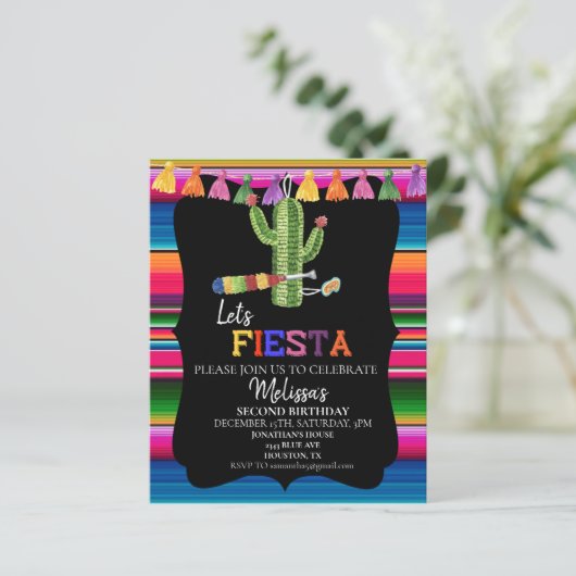 Geburtstagsparty Fiesta Piñata Mexiko (Stehend Vorderseite)