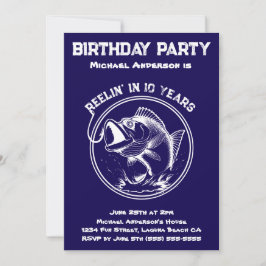 Geburtstagsparty-Fisch Einladung