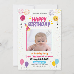 Geburtstagsparty-Flyer   Einladung
