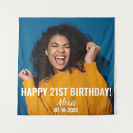 Geburtstagsparty Foto 21. oder anderer Geburtstag Wandteppich