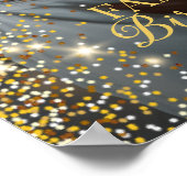 Geburtstagsparty Foto Begrüßungszeichen Poster (Ecke)