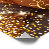 Geburtstagsparty Foto Begrüßungszeichen Poster (Ecke)