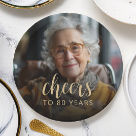 Geburtstagsparty Foto Cheers Pappteller