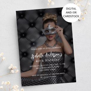 Geburtstagsparty Foto Einladung