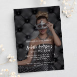 Geburtstagsparty Foto Luxus Einladung<br><div class="desc">Personalisieren Sie Ihre Foto- und Party-Daten und fügen Sie diese hinzu. Ich habe ein dunkles Overlay über dem Foto verwendet, um den Text leichter zu lesen. Ich habe zwei Ebenen hinzugefügt, aber nur eine ist aktiv. Es gibt ein kleines Symbol am Ende der Overlay-Ebene/Linie, auf das Sie klicken können, um...</div>