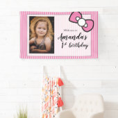 Geburtstagsparty, Foto, Willkommen Banner (Insitu)