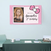 Geburtstagsparty, Foto, Willkommen Banner (Messeveranstaltung)