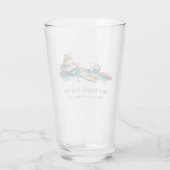 Geburtstagsparty Funny Personalisiert Funny Glas (Rückseite)