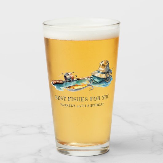 Geburtstagsparty Funny Personalisiert Funny Glas (Vorne (Gefüllt))