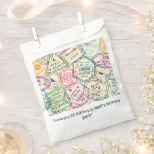 Geburtstagsparty für Briefmarke Geschenktütchen (Ausgeschnitten)