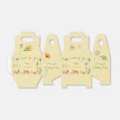 Geburtstagsparty für Katzen und Blume Geschenkschachtel (Ungefaltet)