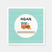 Geburtstagsparty für kleine Kinder Serviette (Vorderseite)