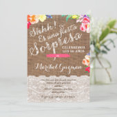 Geburtstagsparty für Lady, Spanisch Einladung (Stehend Vorderseite)