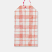 Geburtstagsparty für landwirtschaftliche Tiere Geschenkanhänger (Rückseite)