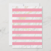 Geburtstagsparty für Mädchen Mops Einladung (Rückseite)