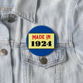 Geburtstagsparty geboren 1924 90 Button (Beispiel)