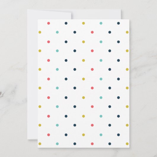 Geburtstagsparty | Geburtstag Einladung (Rückseite)