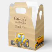 Geburtstagsparty, Gelbe Baustuben Geschenkschachtel (Geöffnet)