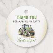 Geburtstagsparty Geschenkanhänger (Vorderseite)