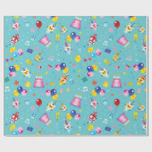 Geburtstagsparty Geschenkpapier (Flach)